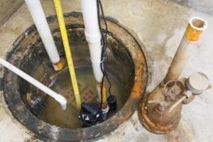 Sump Pump in Basement