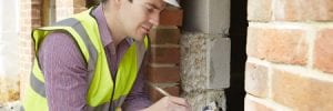 home inspector testing for indoor air quality