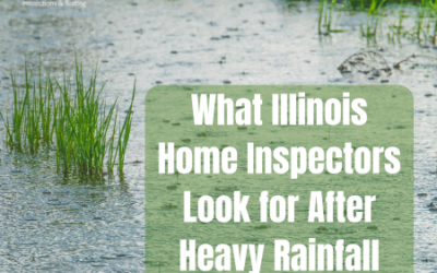 What Illinois Home Inspectors Look for After Heavy Rainfall