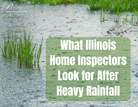 What Illinois Home Inspectors Look for After Heavy Rainfall