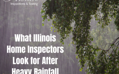 What Illinois Home Inspectors Look for After Heavy Rainfall