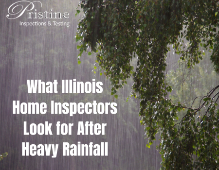 What Illinois Home Inspectors Look for After Heavy Rainfall
