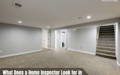 What Does a Home Inspector Look for in a Finished Basement in Central Illinois?